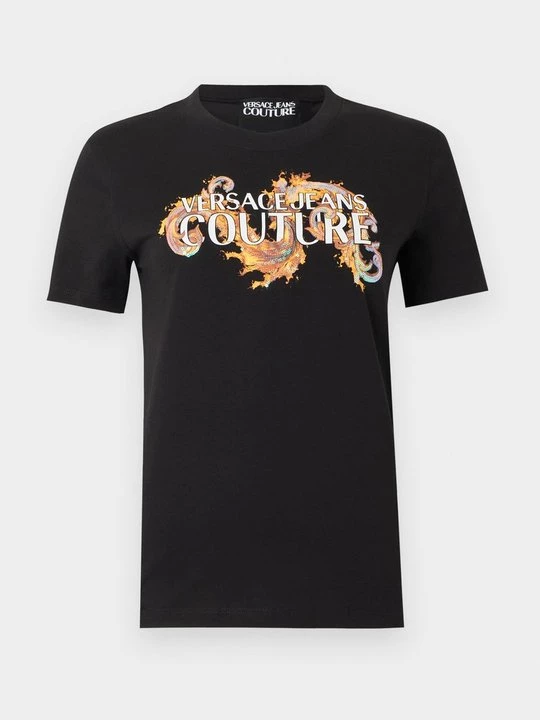 Foto van product T-shirt print Versace Jeans Couture zwart