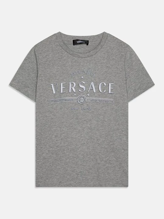 Foto van product T-shirt print Versace lichtgrijs