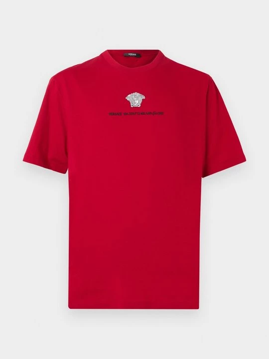 Foto van product T-shirt print Versace rood