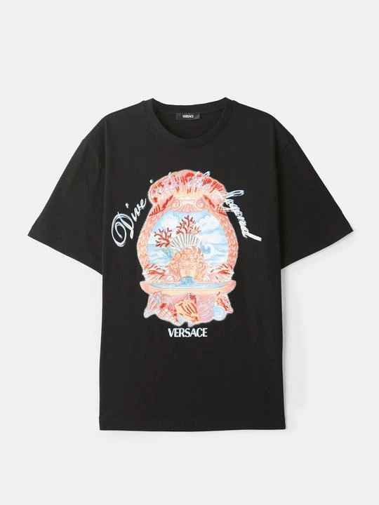 Foto van product T-shirt print Versace zwart