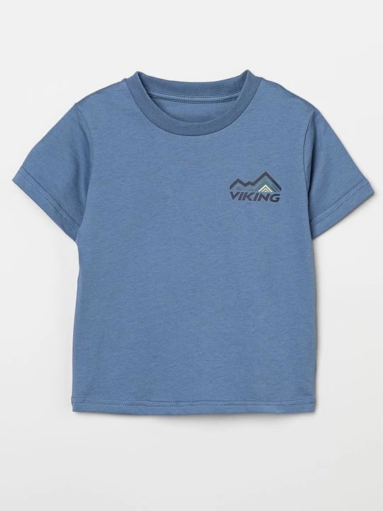 Foto van product T-shirt print Viking blauw