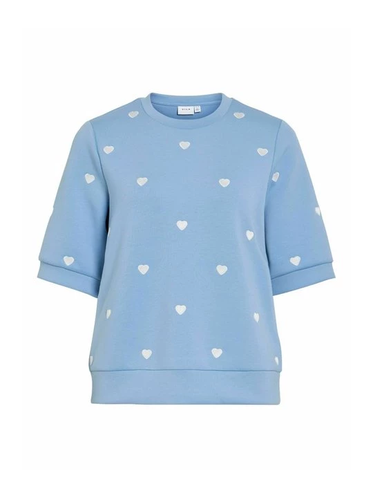Foto van product T-shirt print Vila blauw