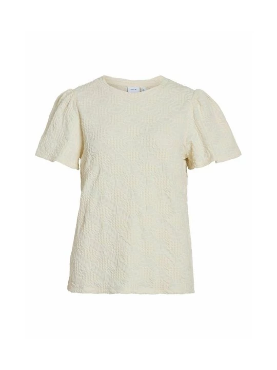 Foto van product T-shirt print Vila crème
