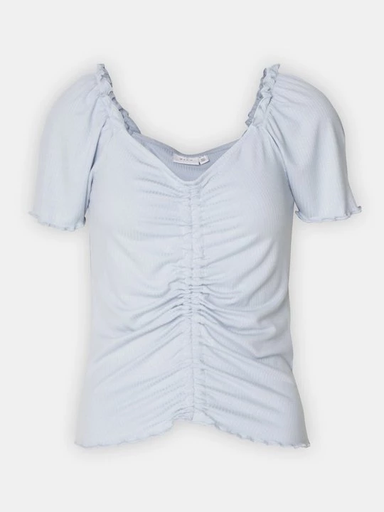 Foto van product T-shirt print Vila lichtblauw