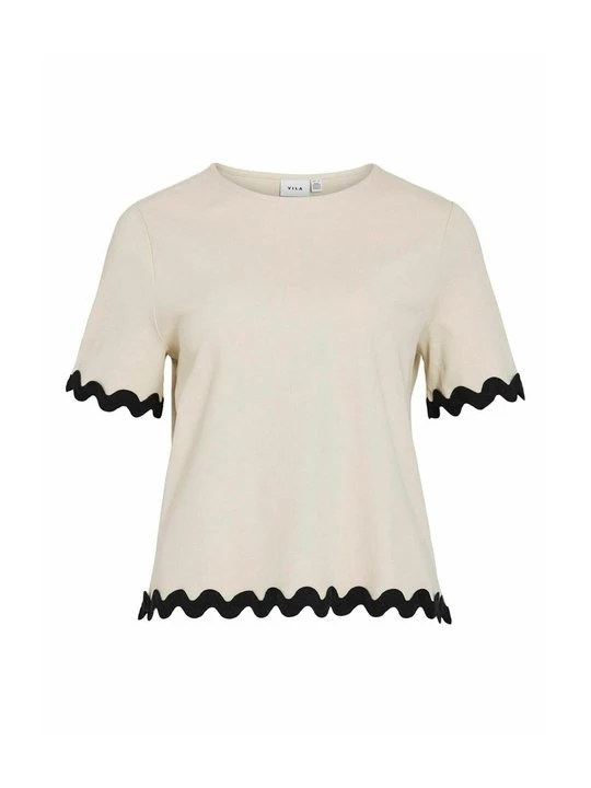 Foto van product T-shirt print Vila wit