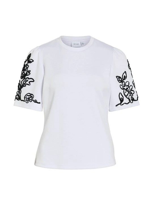 Foto van product T-shirt print Vila wit