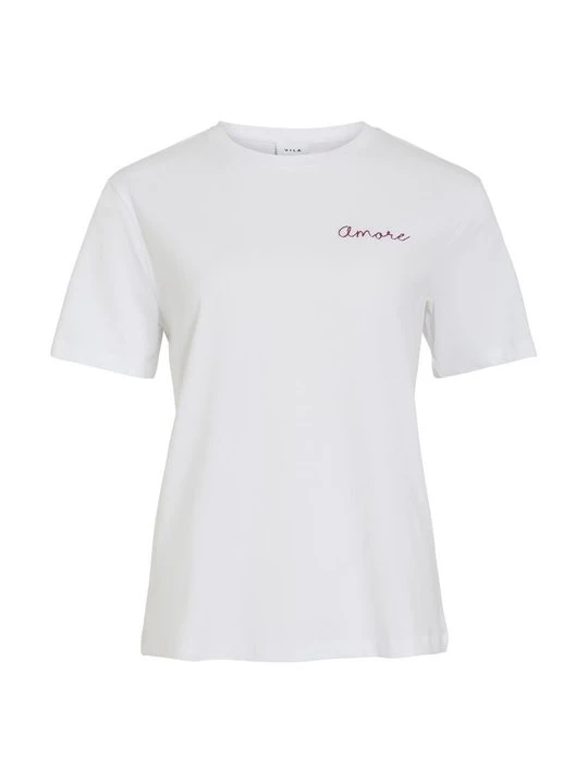 Foto van product T-shirt print Vila wit