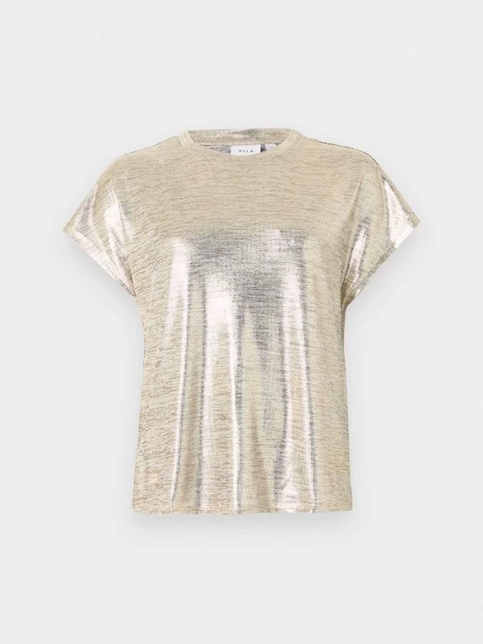 Foto van product T-shirt print Vila zilverkleurig