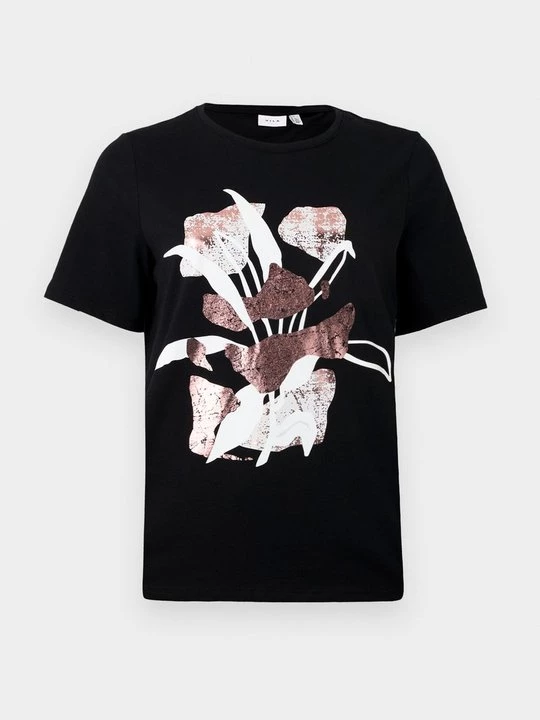 Foto van product T-shirt print Vila zwart