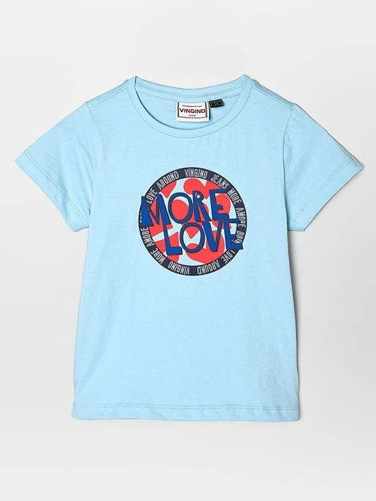 Foto van product T-shirt print VINGINO blauw