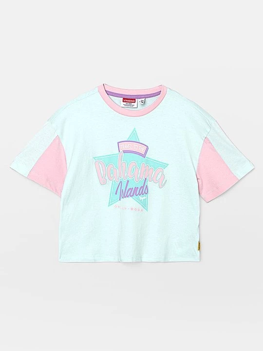 Foto van product T-shirt print VINGINO blauw
