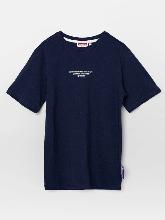 Foto van product T-shirt print VINGINO donkerblauw