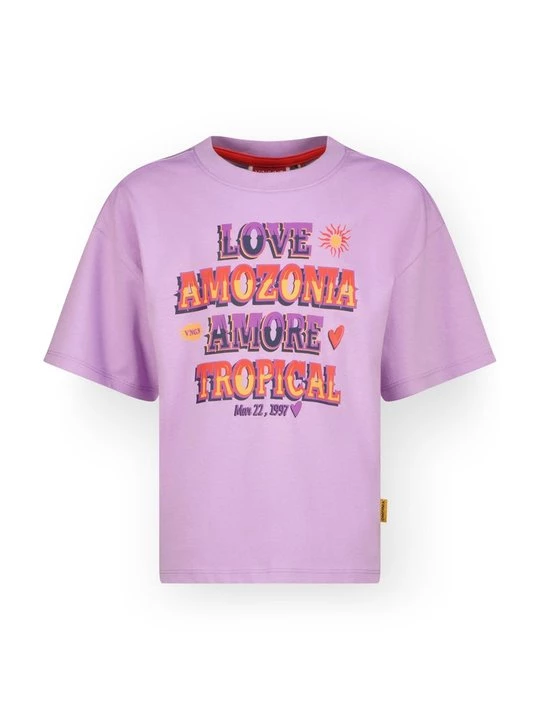 Foto van product T-shirt print VINGINO paars