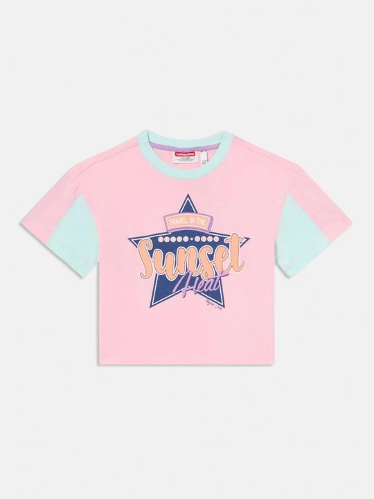 Foto van product T-shirt print VINGINO roze