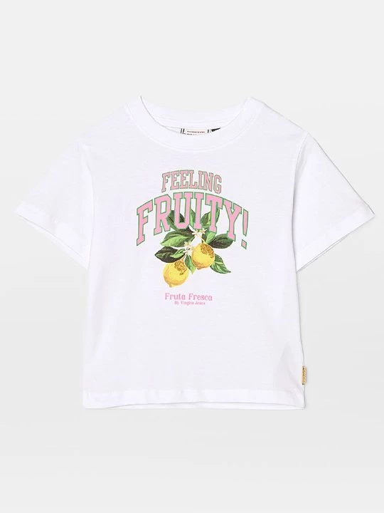 Foto van product T-shirt print VINGINO wit