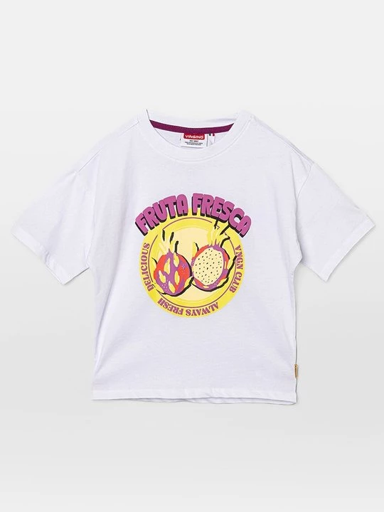 Foto van product T-shirt print VINGINO wit