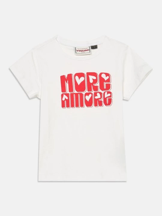 Foto van product T-shirt print VINGINO wit