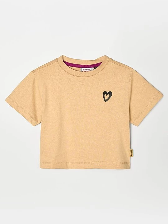 Foto van product T-shirt print VINGINO zandkleur
