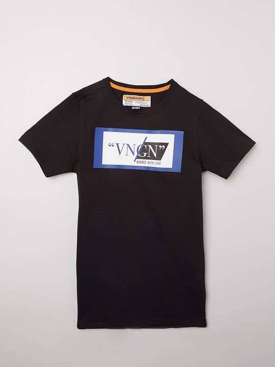 Foto van product T-shirt print VINGINO zwart