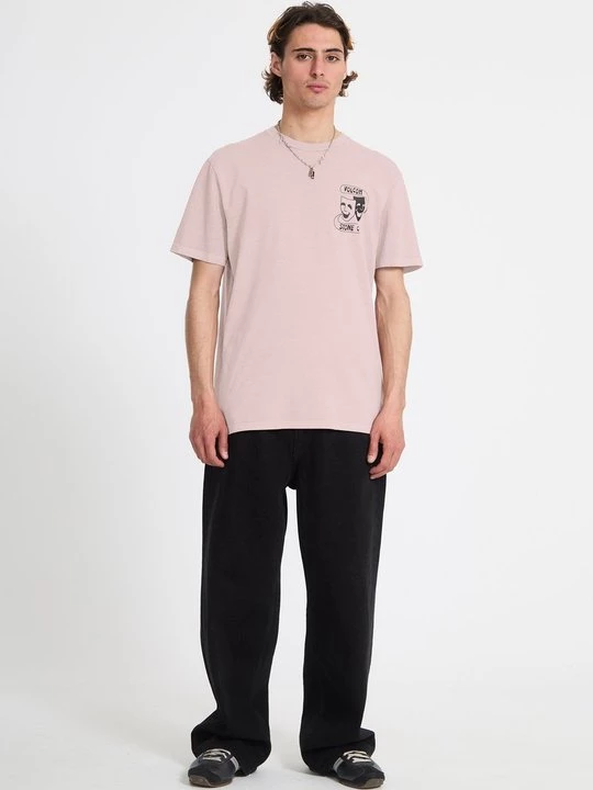 Foto van product T-shirt print Volcom donkerbruin