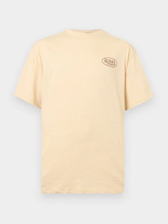 Foto van product T-shirt print Von Dutch beżowy