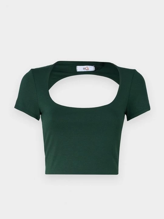 Foto van product T-shirt print WAL G. donkergroen