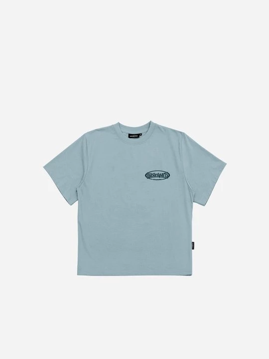 Foto van product T-shirt print Wasted Paris lichtblauw