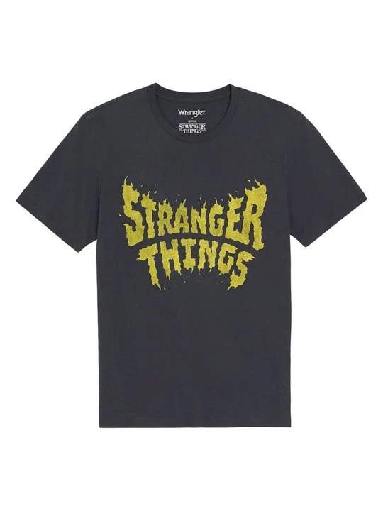 Foto van product T-shirt print Wrangler zwart