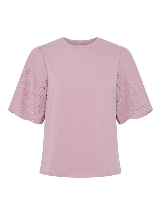 Foto van product T-shirt print Y.A.S lila