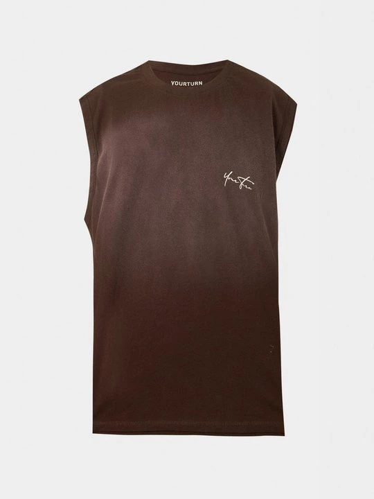Foto van product T-shirt print YOURTURN By Zalando donkerbruin