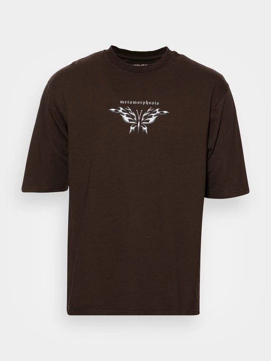 Foto van product T-shirt print YOURTURN By Zalando donkerbruin