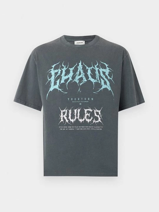 Foto van product T-shirt print YOURTURN By Zalando donkergrijs