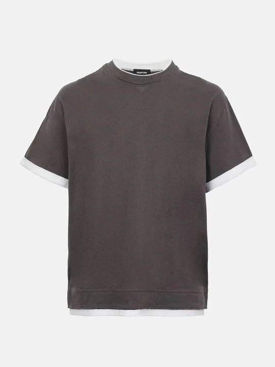 Foto van product T-shirt print YOURTURN By Zalando grijs