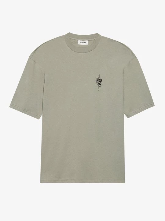 Foto van product T-shirt print YOURTURN By Zalando kaki