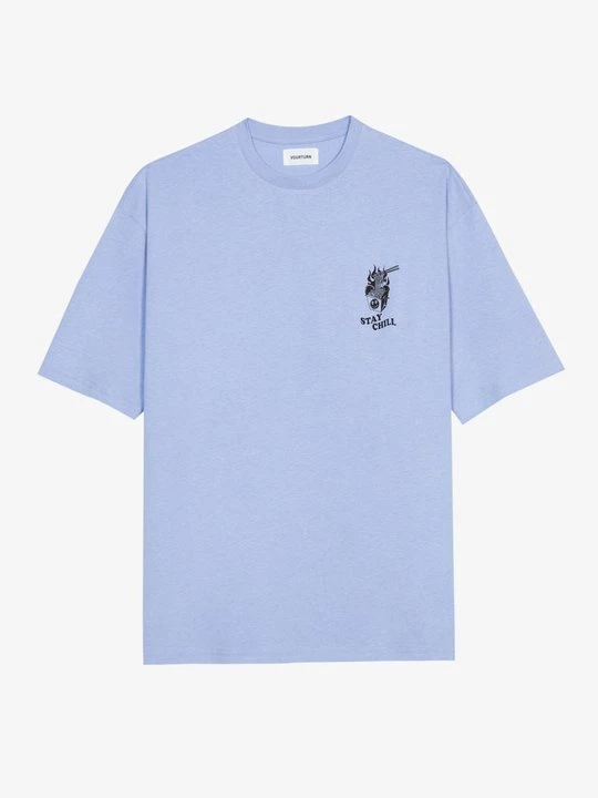 Foto van product T-shirt print YOURTURN By Zalando lichtblauw