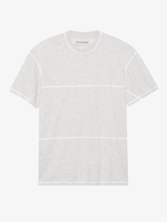 Foto van product T-shirt print YOURTURN By Zalando lichtgrijs gemêleerd