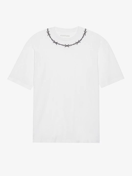 Foto van product T-shirt print YOURTURN By Zalando wit