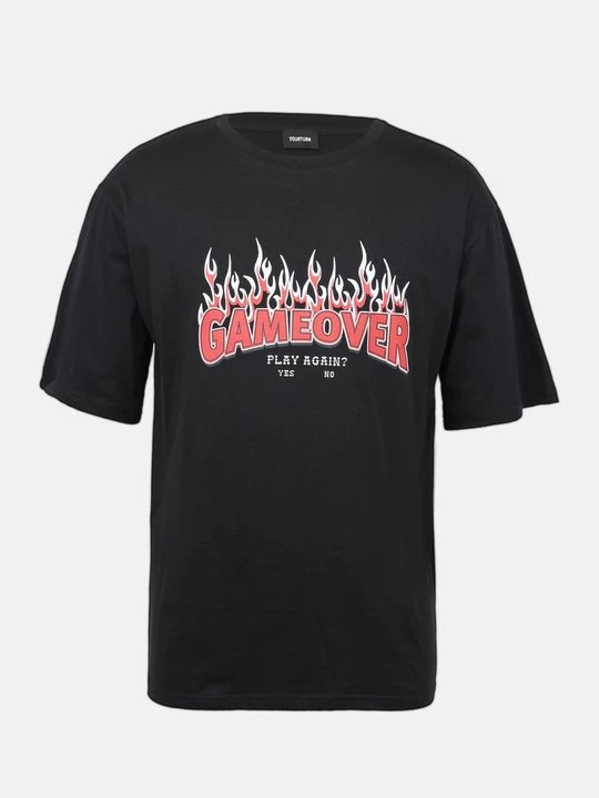 Foto van product T-shirt print YOURTURN By Zalando zwart