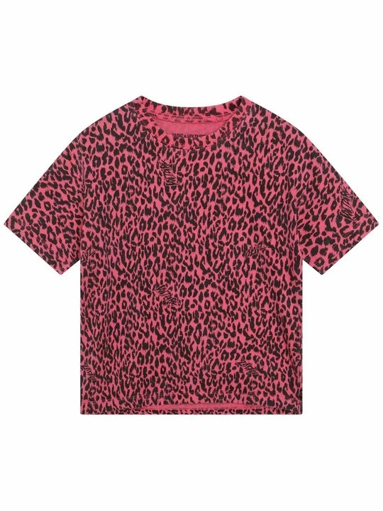 Foto van product T-shirt print Zadig&Voltaire donkerroze