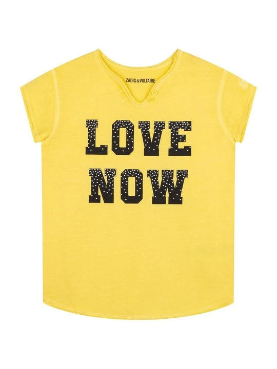 Foto van product T-shirt print Zadig&Voltaire geel
