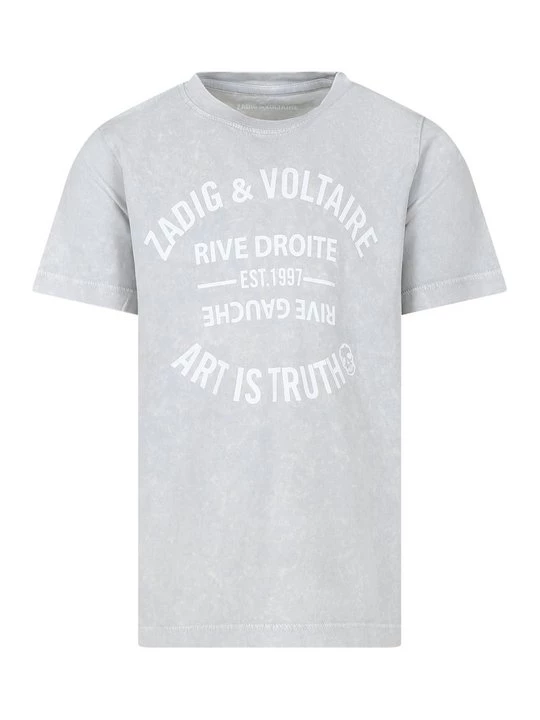 Foto van product T-shirt print Zadig&Voltaire lichtgrijs