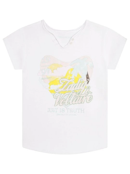 Foto van product T-shirt print Zadig&Voltaire wit