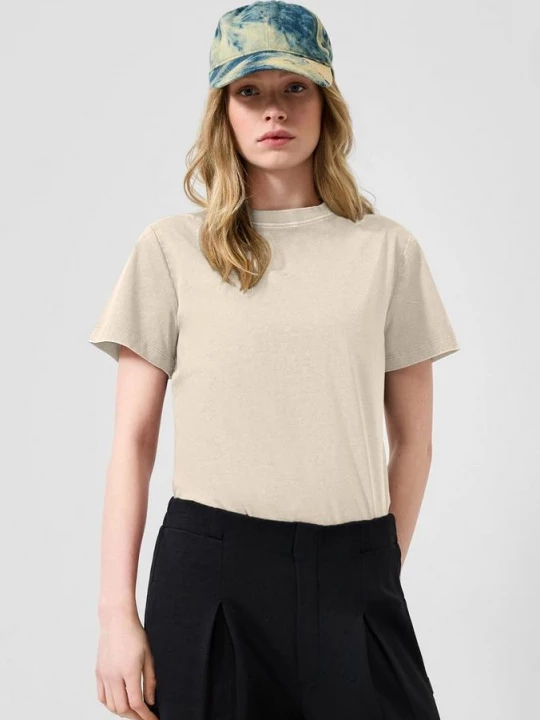 Foto van product T-Shirt QS beżowy