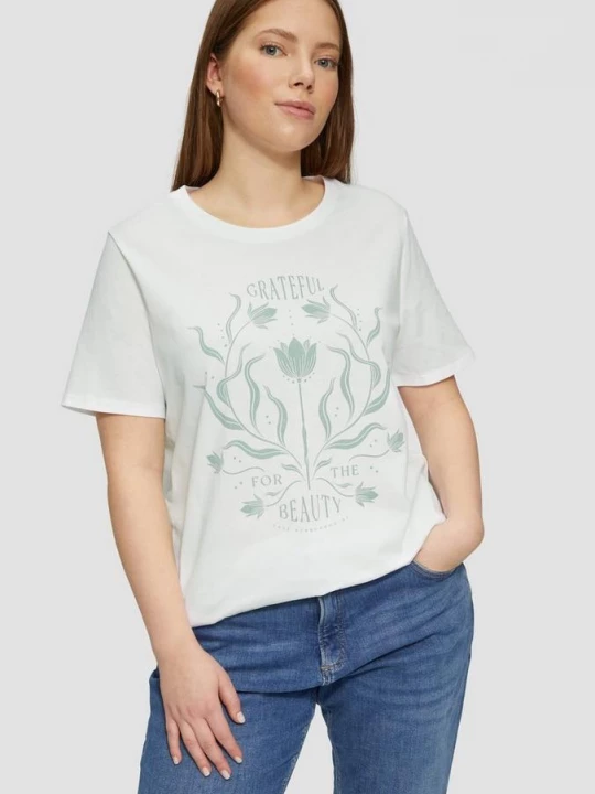 Foto van product T-shirt QS wit