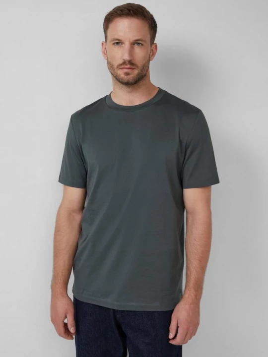 Foto van product T-shirt van fijne jersey met ronde hals s.Oliver petrol