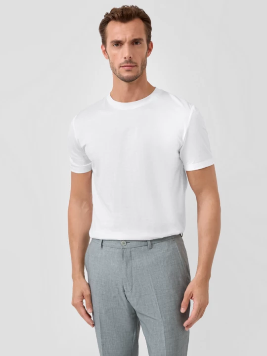 Foto van product T-shirt van fijne jersey met ronde hals s.Oliver wit
