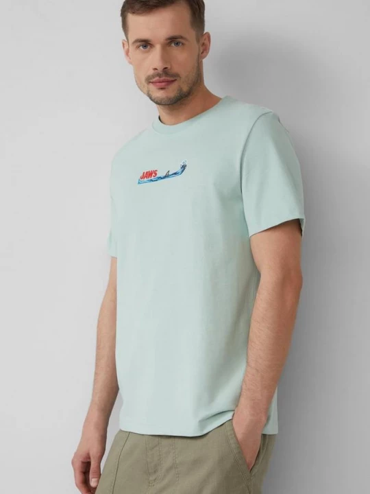 Foto van product T-shirt van heavy jersey met Jaws© UCS LLC-artwork s.Oliver