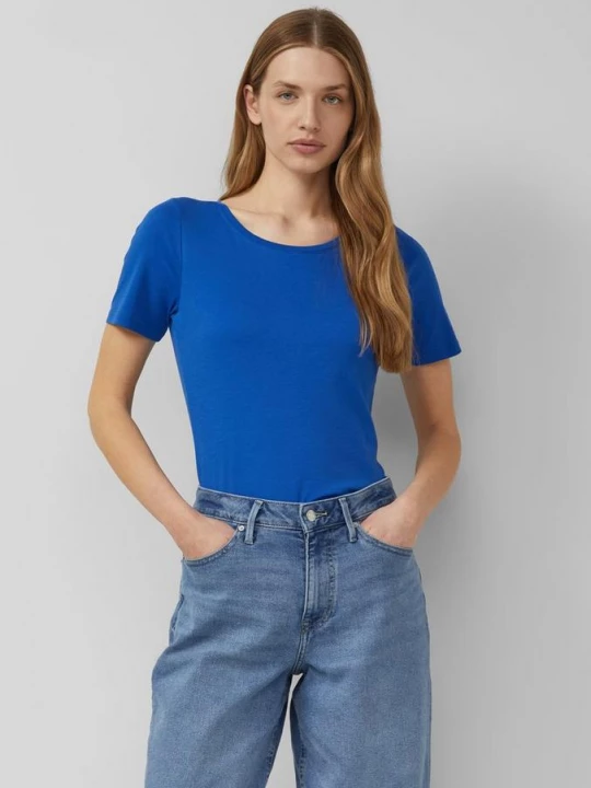 Foto van product T-shirt van interlock jersey in een slanke pasvorm s.Oliver blauw