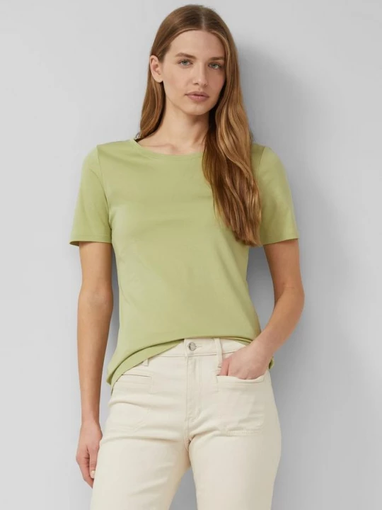 Foto van product T-shirt van interlock jersey in een slanke pasvorm s.Oliver groen