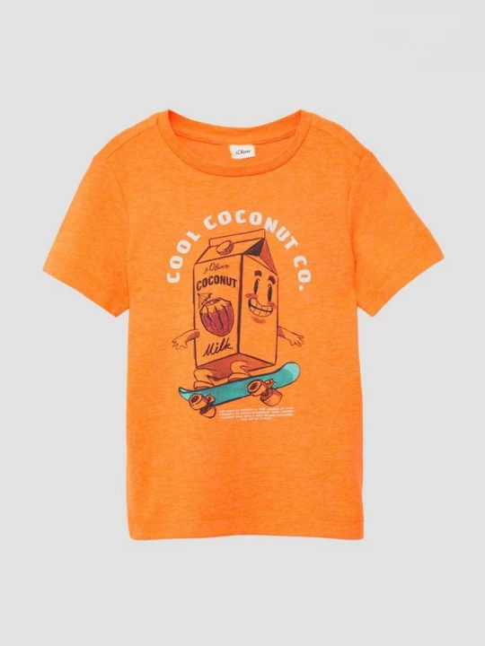 Foto van product T-shirt van katoen met print op de voorkant s.Oliver